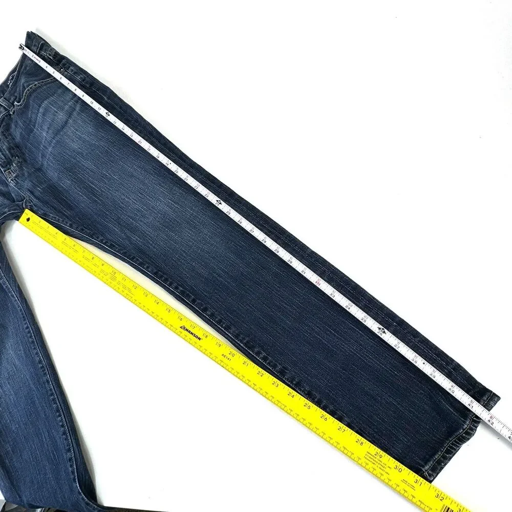 Big Star Blue Jeans Mens Size 36R 38x31.5 Archetype Slim Fit Straight Leg Denim